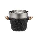 Shogun Granite Cookware Plus 24 x 17cm Nonstick Stockpot With Steamer with Induction (IH) - Image 6