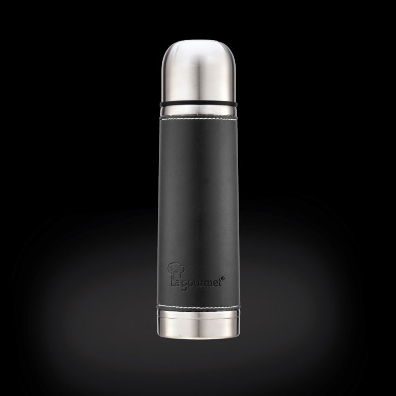800x800_LG-LEATHER-CLADDING-0.5L-URBANE-FLASK-(BLACK) Leather Cladding 0.5L Urbane Thermal Flask (Black) - Image 1