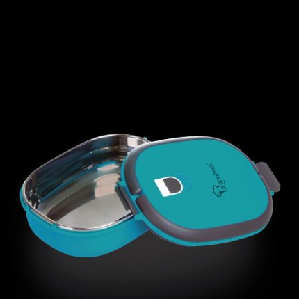 3R ‘Pack To Go’, 0.9L Rectangular Lunch Box with S/steel interior (Turquoise)