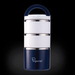 “Pack to Go” 1230ml Triple deck lunch box (Blue)