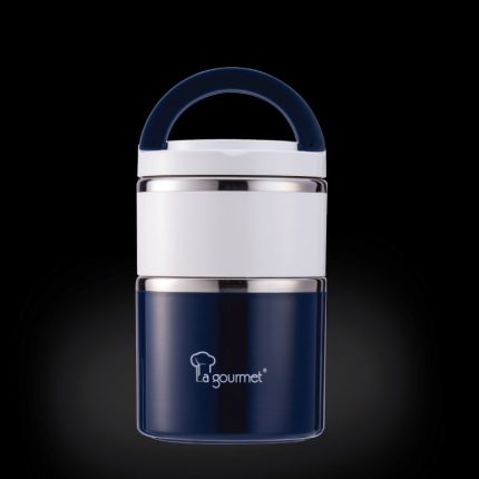 “Pack to Go” 930ml Double deck lunch box (Blue)