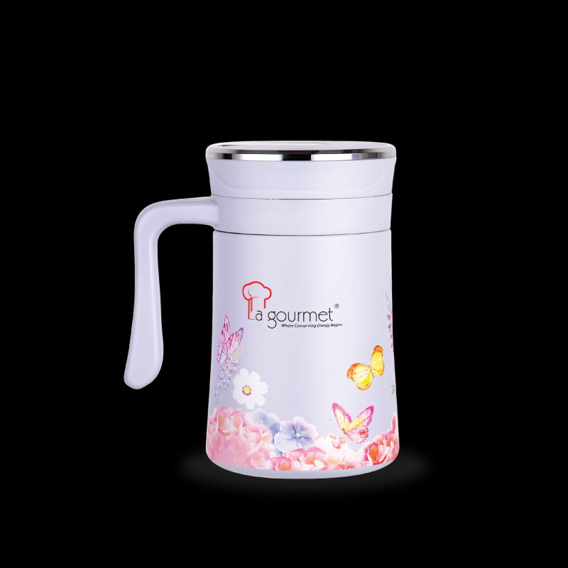 JY-500ml_Mug Butterfly JY Collection 0.5L Thermal Mug with Special 3D Printing - Image 1