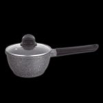 Shogun Kyoto 18 x 9.5cm Nonstick Sauce Pan with Glass Lid with Induction(IH) - Image 2
