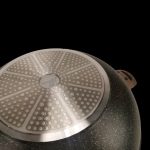 Shogun Midori 40 x 11.5cm Wok with Semi Glass Lid with Induction(IH) - Image 6