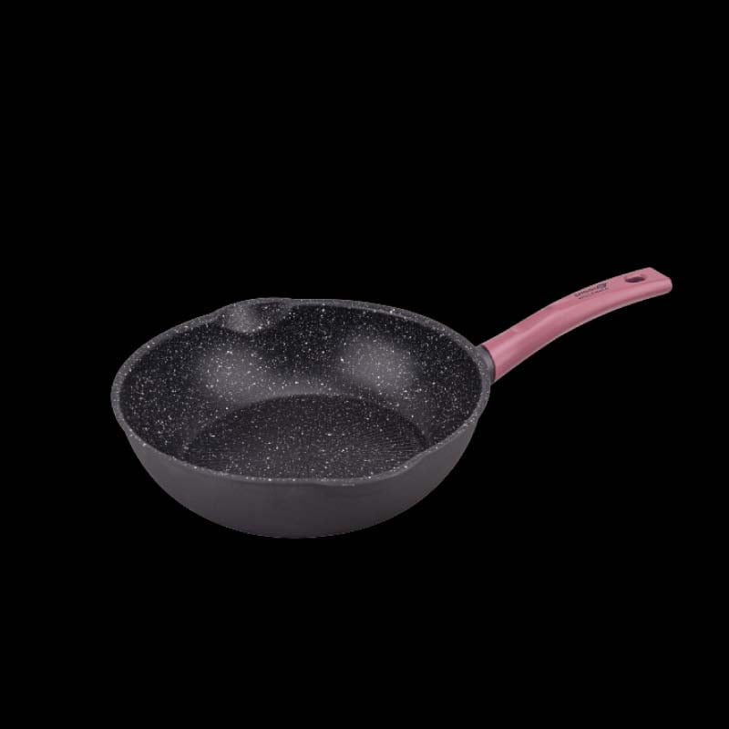 02-Shogun-Millenia Shogun Millennia 26 x 7.5cm Open Nonstick Deep Frypan with Marble Coating with Induction(IH),3.5L - Image 1