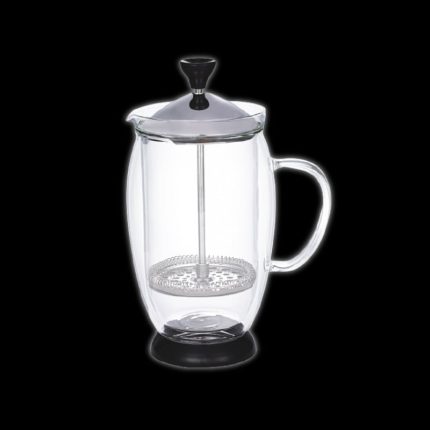 La gourmet 0.6L Borosilicate Double-Walled Glass Coffee Press