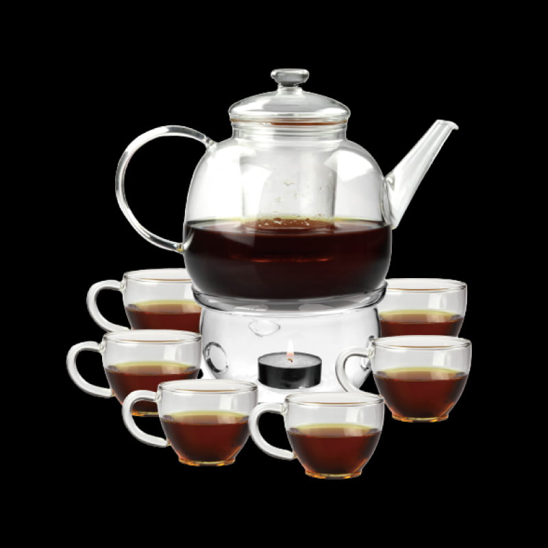 05-Coffee-&-Tea-SKU La gourmet Tea for 6 Boro Tea Set - Image 1