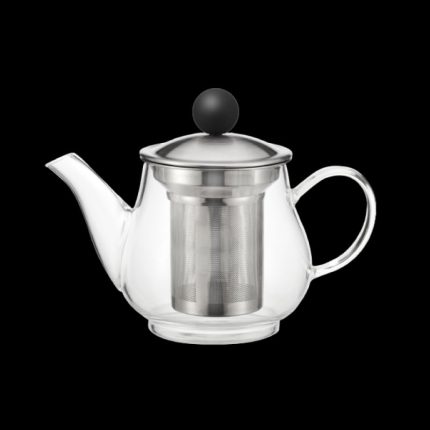 La Gourmet  T&C 900ml Borosilicate Glass Tea & Coffee pot with Removable Stainless Steel