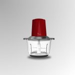 Healthy Glass Food Chopper, 1.8L Red