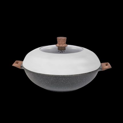 Shogun Midori 40 x 11.5cm Wok with Semi Glass Lid with Induction(IH)