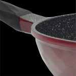 Vviva 30 x 9.5cm Cast Aluminium Stir Fry Wok with lid (IH) - Image 4