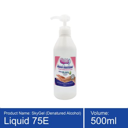 Sky Gel 500ML Liquid Pump Hand Sanitizer (Halal)