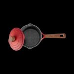 Shogun Timeless 18x9cm cast aluminium saucepan with Self-Basting Lid with Induction (IH) - Image 2