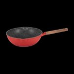 Shogun Timeless 28x9cm cast aluminium wok with self-basting lid with Induction (IH) - Image 3