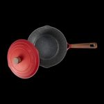 Shogun Timeless 28x9cm cast aluminium wok with self-basting lid with Induction (IH) - Image 2