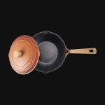 Shogun Morandi Cast Aluminium Wok 28x9cm with Self-Basting Lid with Induction (IH) - Image 2