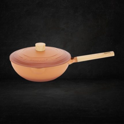 Shogun Morandi Cast Aluminium Wok 28x9cm with Self-Basting Lid with Induction (IH)