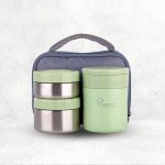 Spring Lunch Set with Pouch - Green
