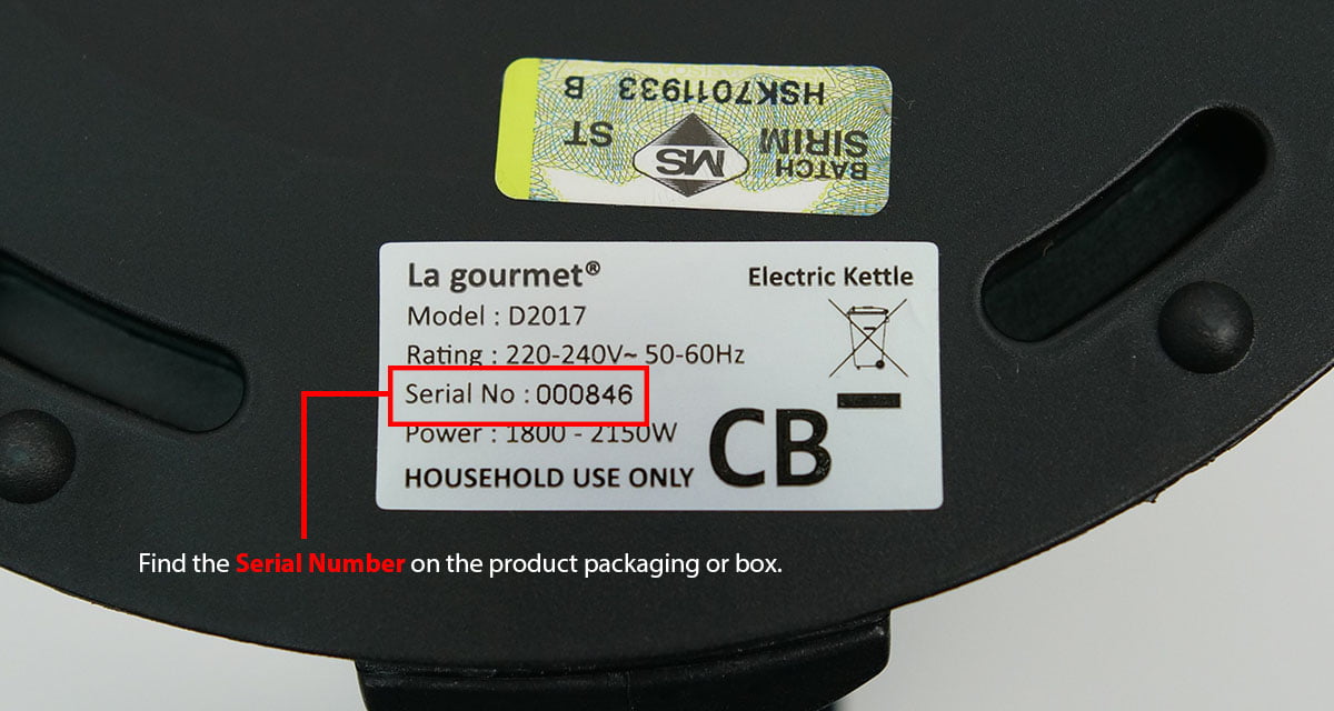 Serial Number