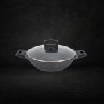Shogun Shinji 24 x 7cm Wok with Glass Lid, 2.4L (Induction)