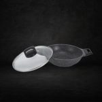 Shogun Shinji 24 x 7cm Wok with Glass Lid, 2.4L (Induction) - Image 3