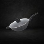 Shogun Shinji 32 x 10cm wok with Glass Lid, 5.8L ( Induction)