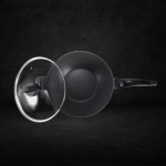 Shogun Shinji 32 x 10cm wok with Glass Lid, 5.8L ( Induction) - Image 2