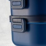 PAC2GO 1650ml 2 Tier Tiffin Carrier with Cutlery - Blue - Image 6