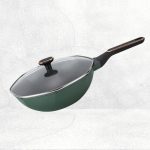Shogun Octagon 30cm Wok with Glass Lid ,(Induction) + 18cm Saucepan with Glass Lid ,(Induction) - Image 2
