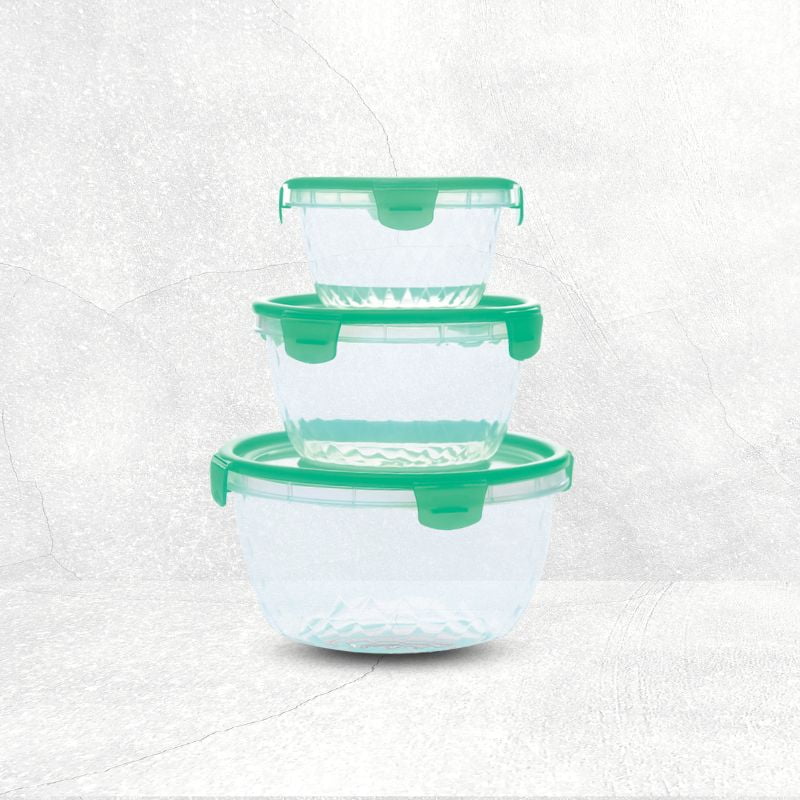 2023.03.16 Shogun Miyake 3pcs Set Shogun Miyake 3Pcs Round Plastic Container Set - Image 1