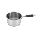 Aura 18cm Saucepan with Glass Lid - 18/10 Stainless Steel 2.5L - Image 3