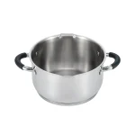 Aura 20cm Casserole with Glass Lid - 18/10 Stainless Steel 3.4L - Image 3